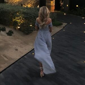 Show Me Your Mumu off the shoulder dress